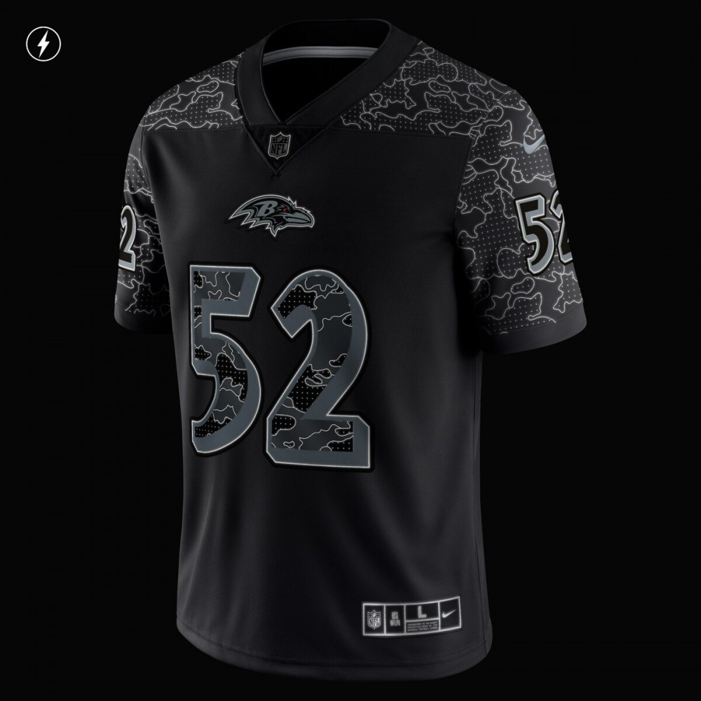 Ray Lewis Baltimore Ravens Nike Retired Player RFLCTV Limited Jersey - Black-Profan Arena